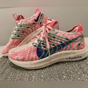 Nike Pink and Blue Athletic Shoes